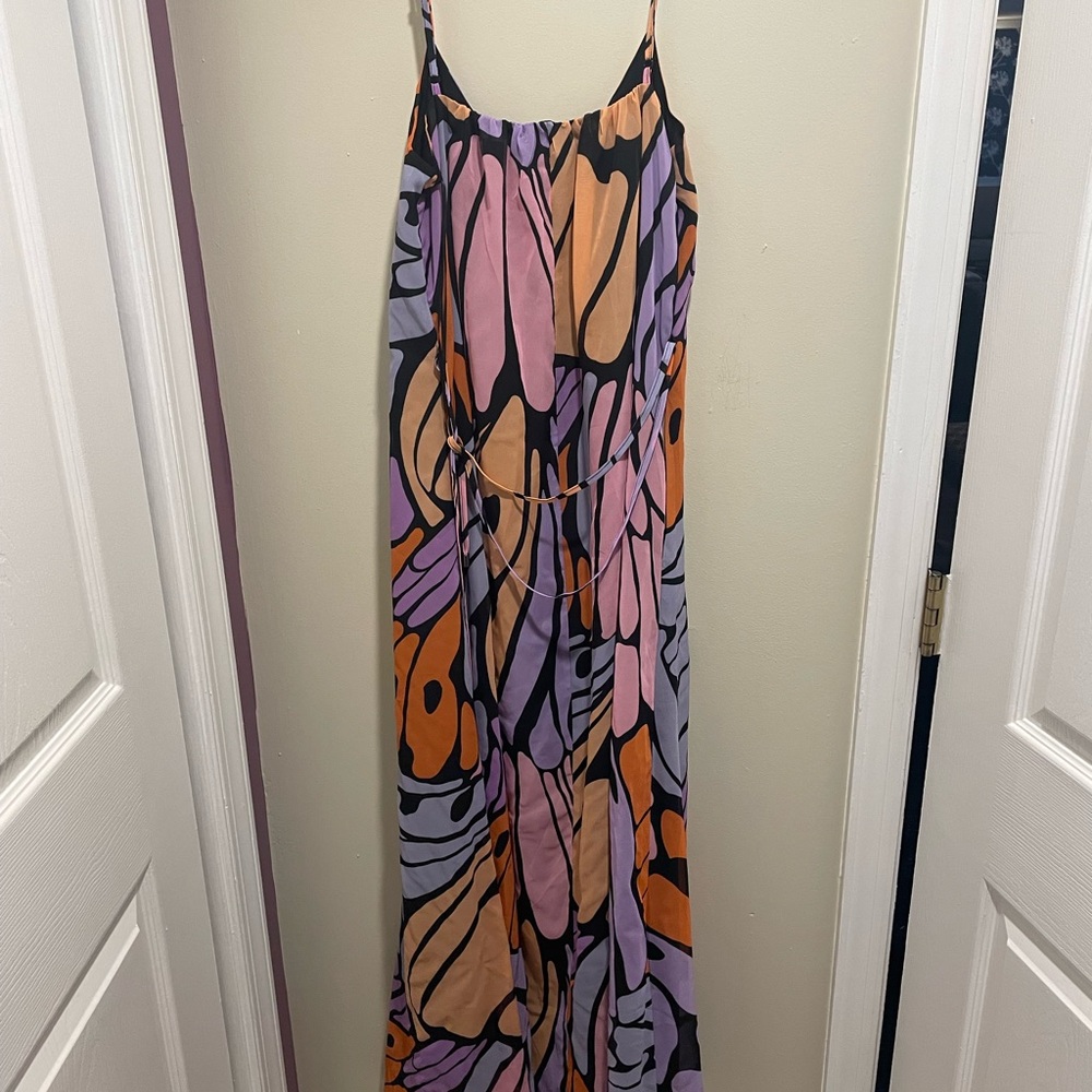 Colorful Abstract Maxi Dress